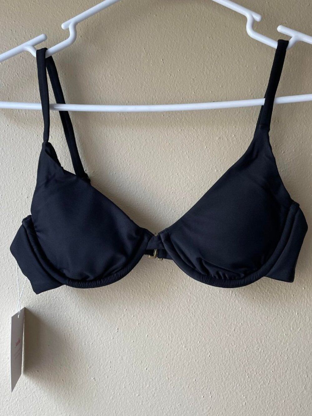 Andie Swim the Sicily Top Black Womens Size XS